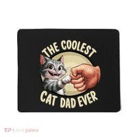The Coolest Cat Dad Ever FatherS Day Mousepad thumb 0