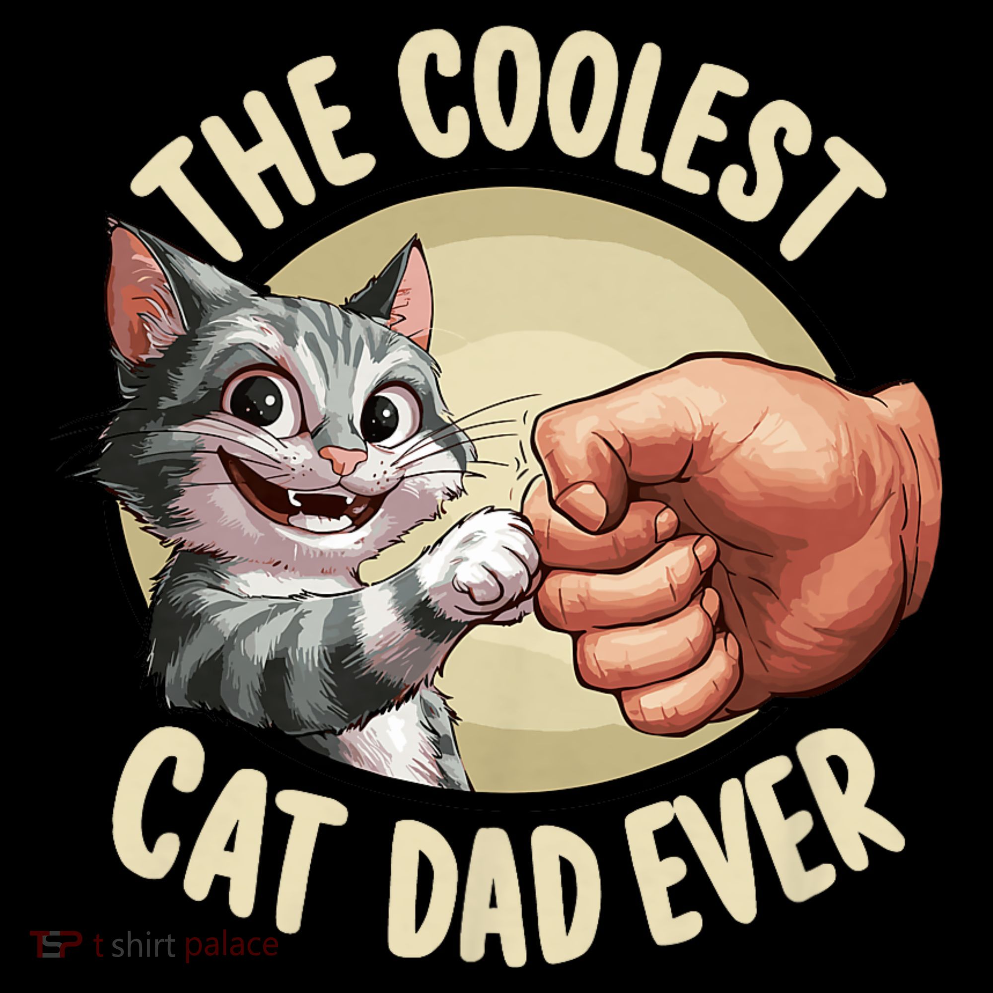 The Coolest Cat Dad Ever FatherS Day Mousepad