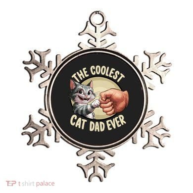 The Coolest Cat Dad Ever FatherS Day Ornament