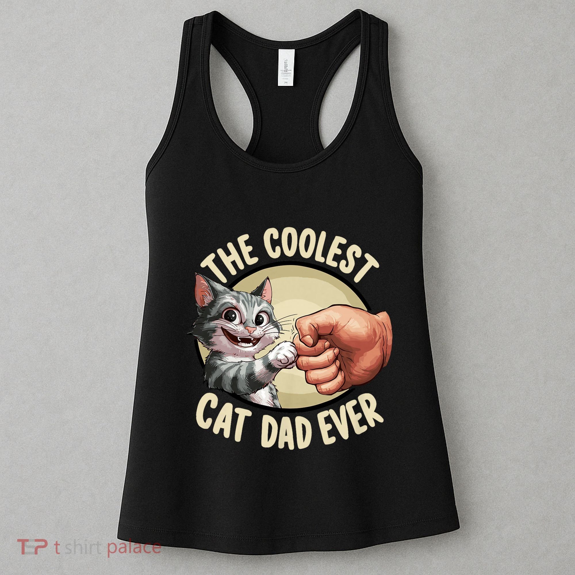 The Coolest Cat Dad Ever FatherS Day Women's Tank Top