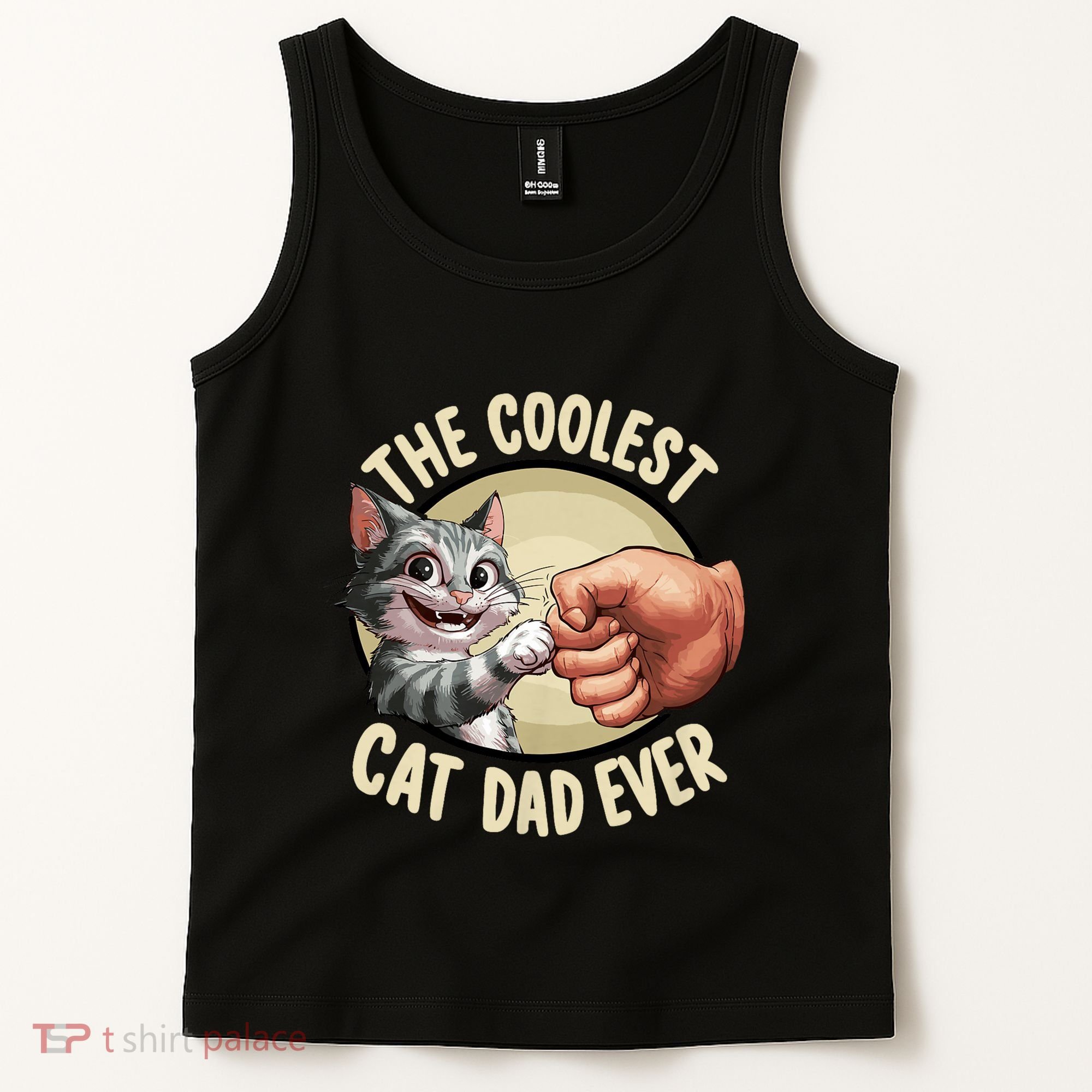 The Coolest Cat Dad Ever FatherS Day Tank Top
