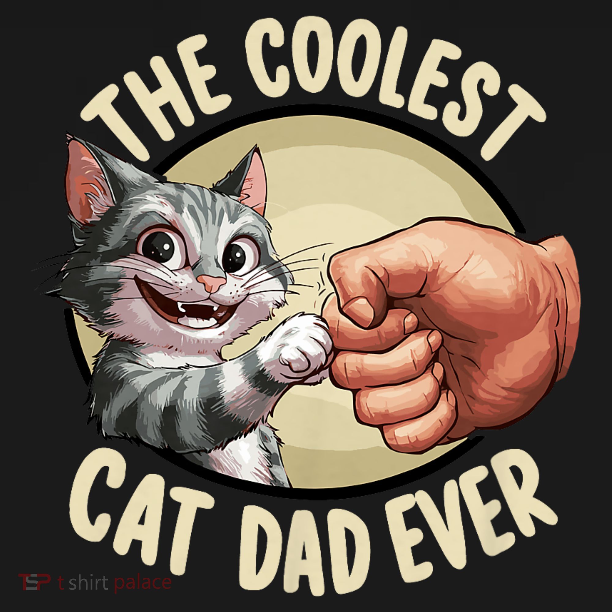 The Coolest Cat Dad Ever FatherS Day Visor
