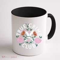 True Crime Club Funny True Crime Fan Coffee Mug thumb 1