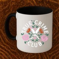 True Crime Club Funny True Crime Fan Coffee Mug thumb 2