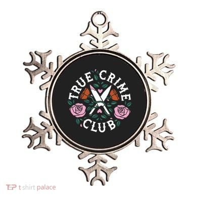 True Crime Club Funny True Crime Fan Ornament