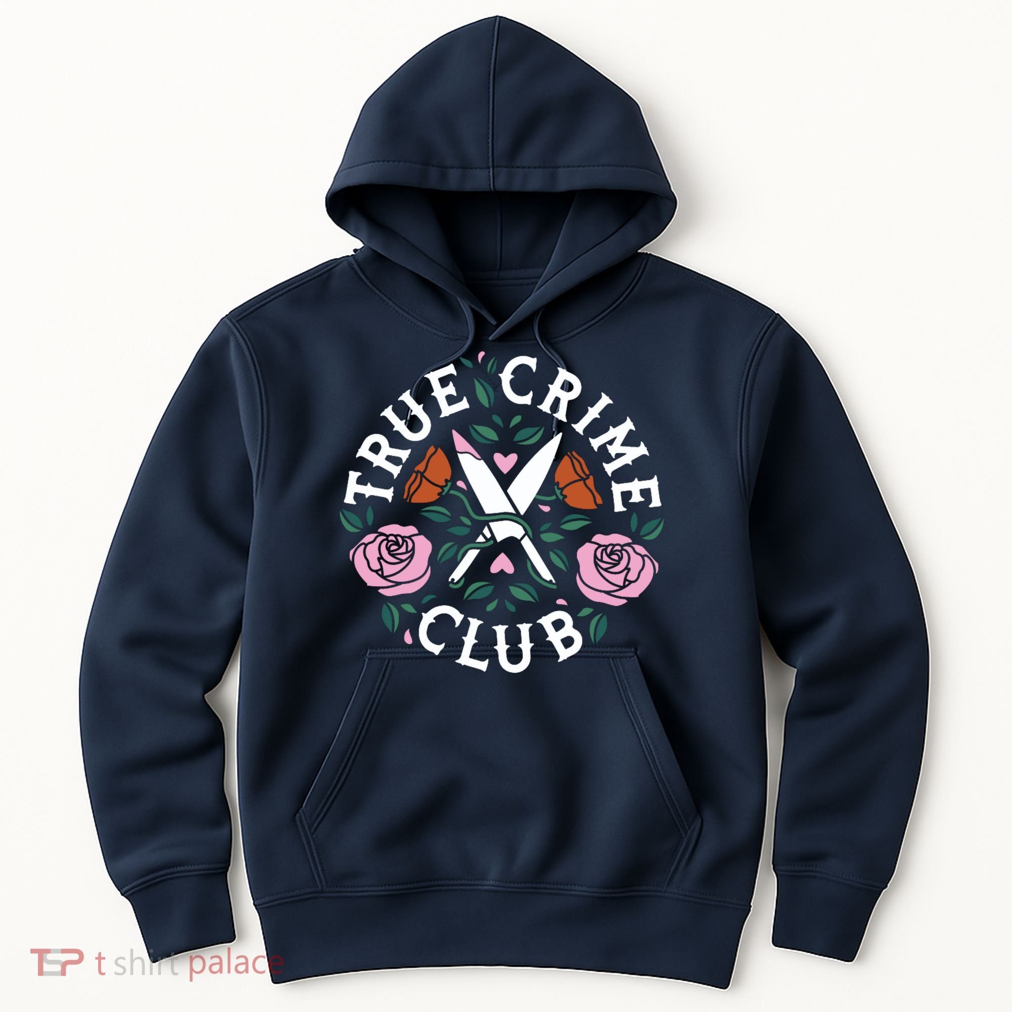 True Crime Club Funny True Crime Fan Hoodie