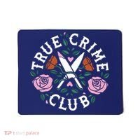 True Crime Club Funny True Crime Fan Mousepad thumb 0