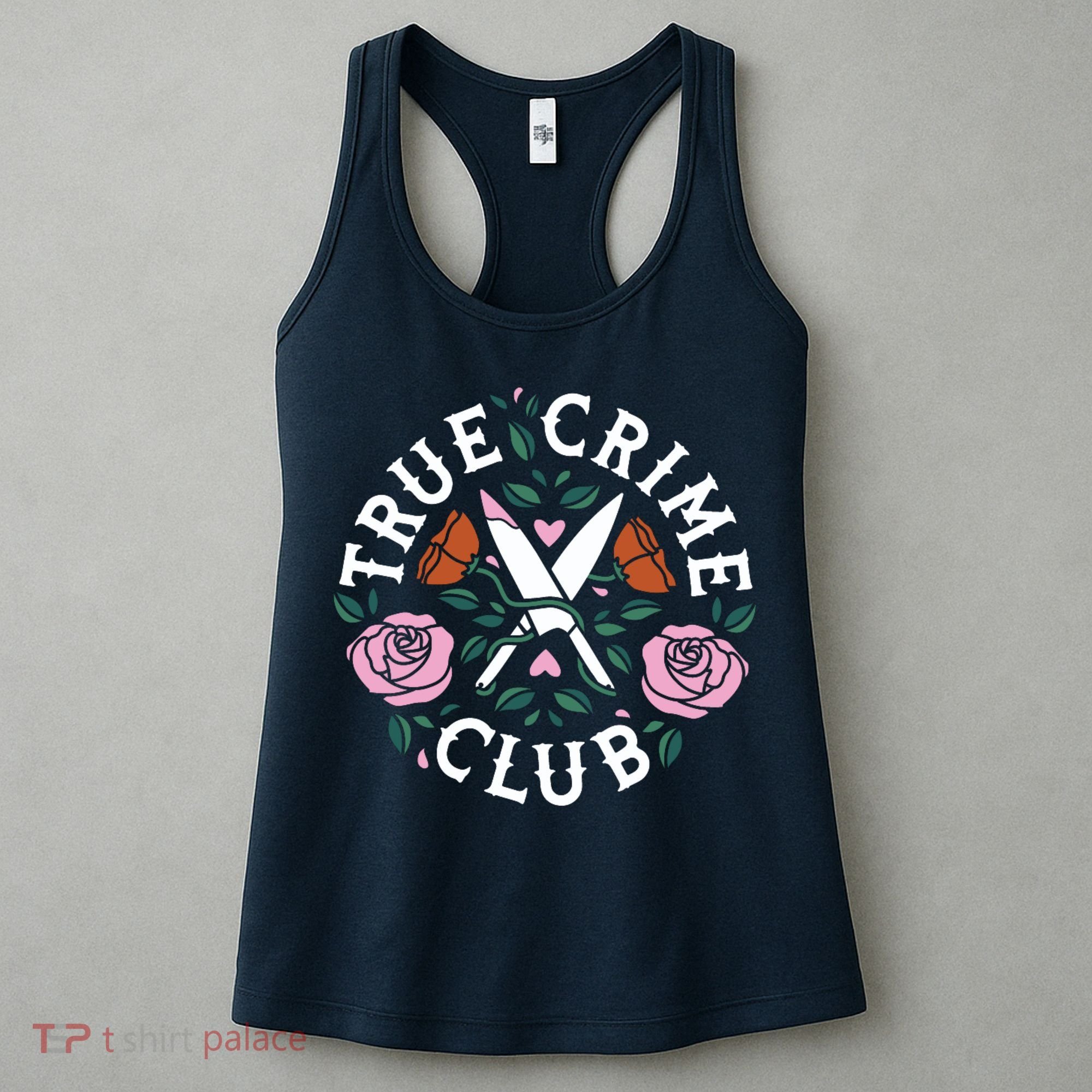 True Crime Club Funny True Crime Fan Women's Tank Top