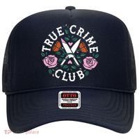 True Crime Club Funny True Crime Fan Hat thumb 0