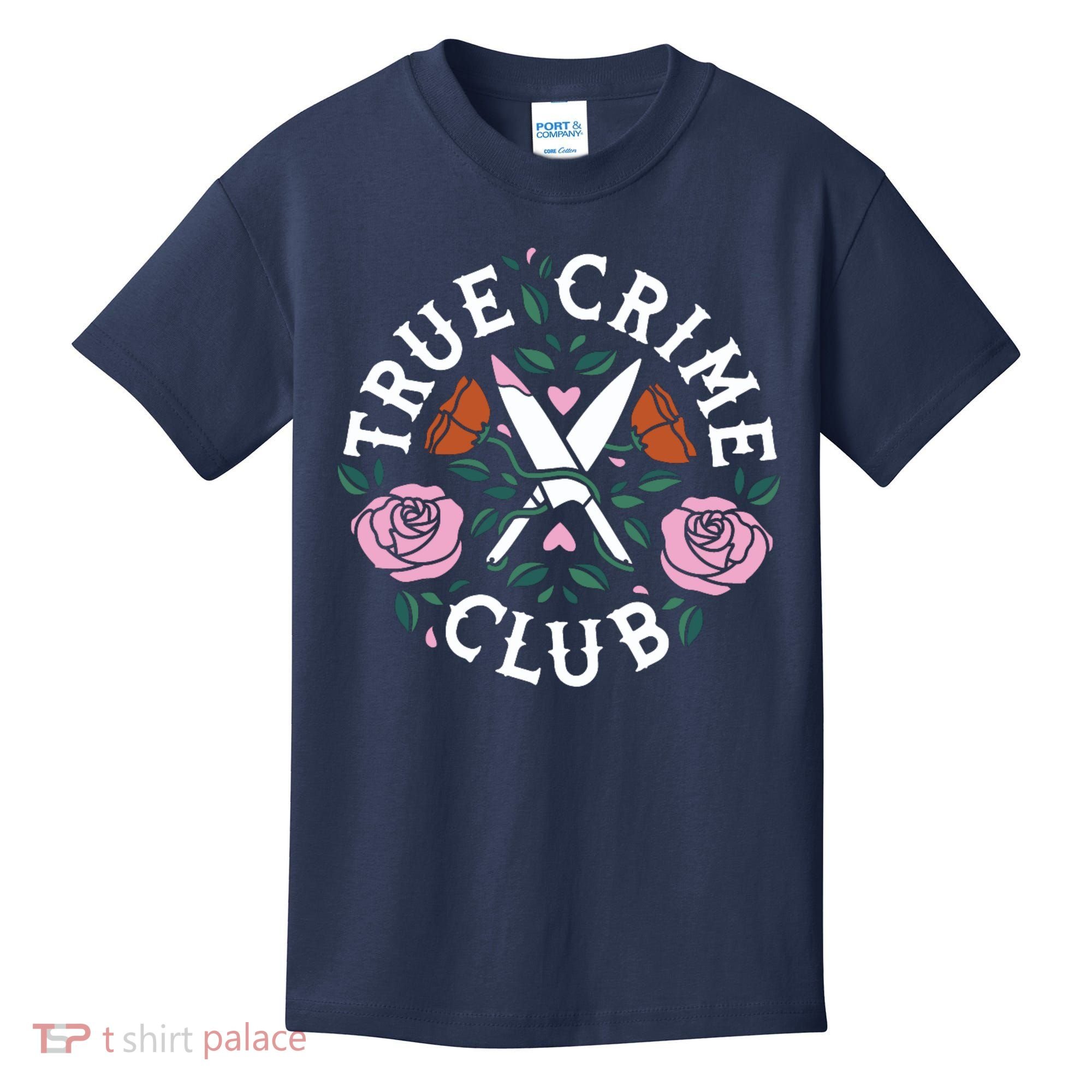 True Crime Club Funny True Crime Fan Kids T-Shirt