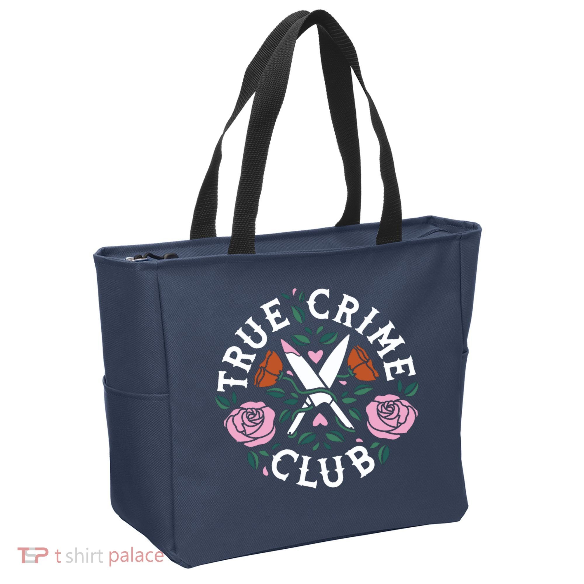 True Crime Club Funny True Crime Fan Tote Bag