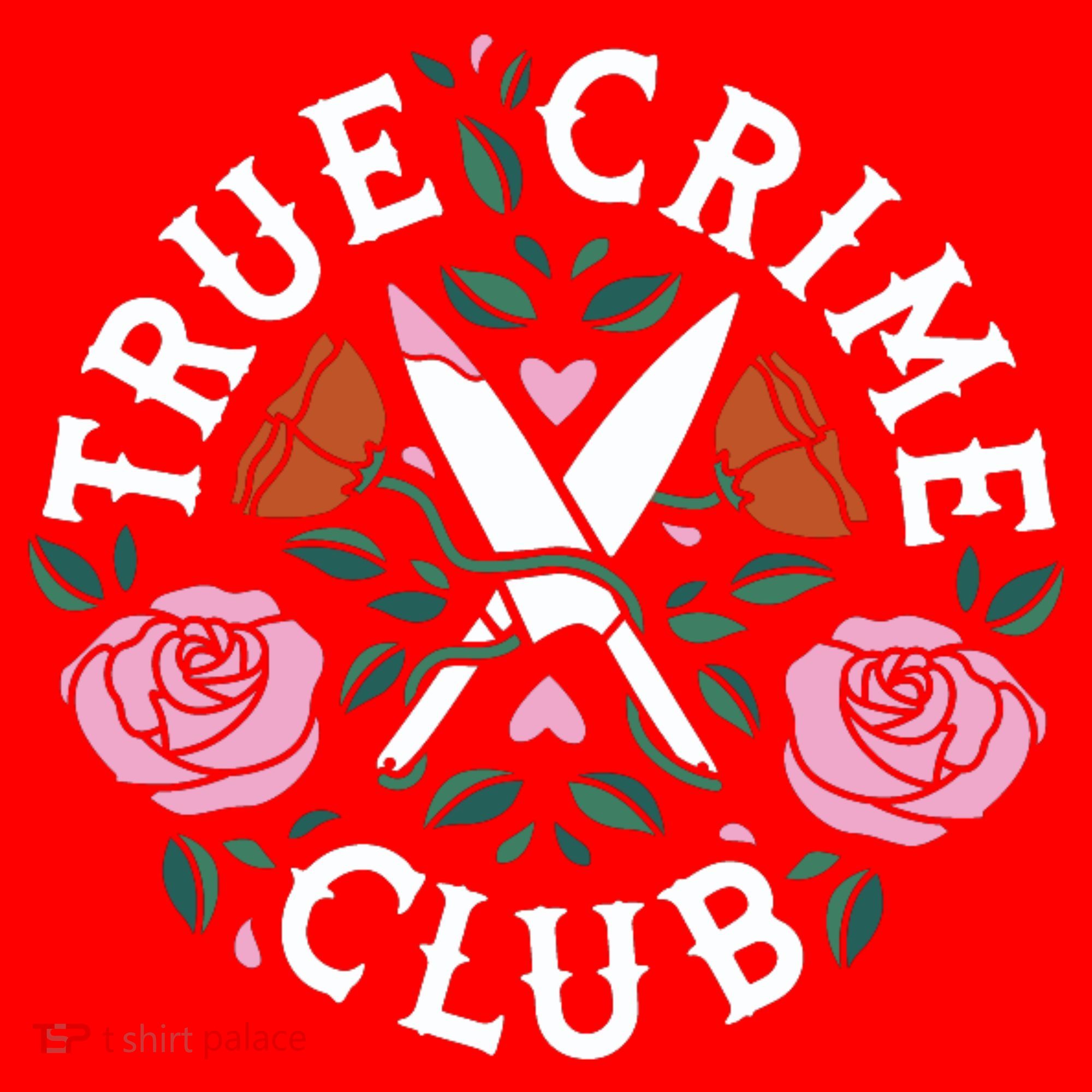 True Crime Club Funny True Crime Fan Santa Hat