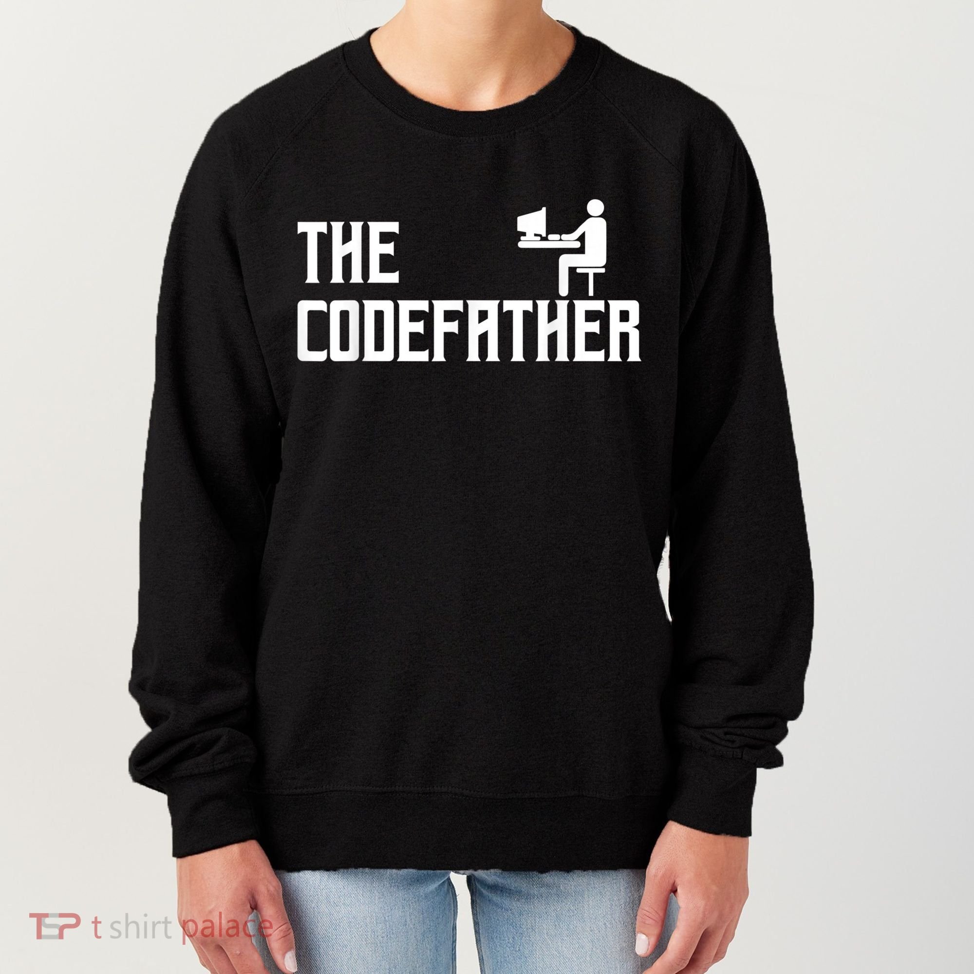 The Codefather Coding Coder Developer Computer Nerd Women's Sweatshirt