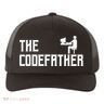 The Codefather Coding Coder Developer Computer Nerd Yupoong Adult 5-Panel Trucker Hat
