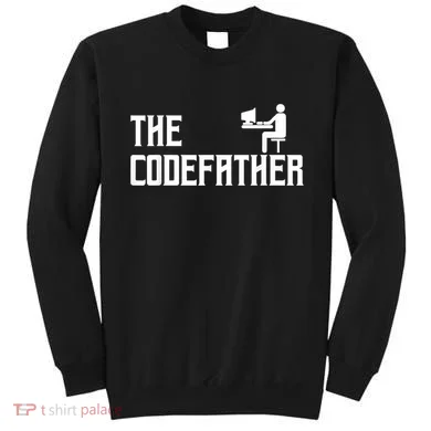 The Codefather Coding Coder Developer Computer Nerd Sweatshirt