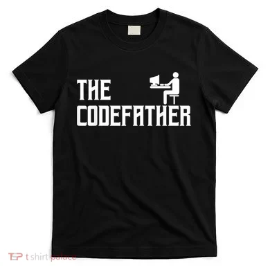 The Codefather Coding Coder Developer Computer Nerd T-Shirt