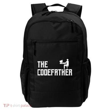 The Codefather Coding Coder Developer Computer Nerd Backpack