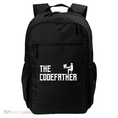The Codefather Coding Coder Developer Computer Nerd Backpack