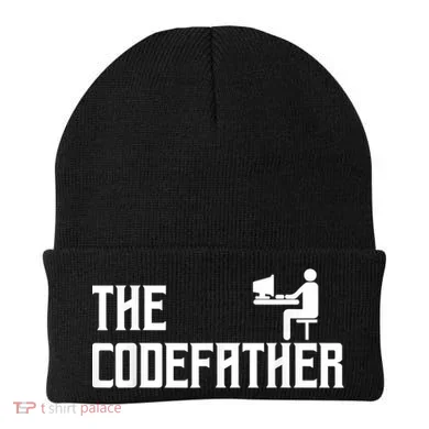 The Codefather Coding Coder Developer Computer Nerd Beanie