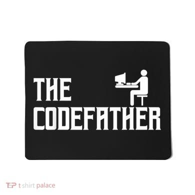 The Codefather Coding Coder Developer Computer Nerd Mousepad