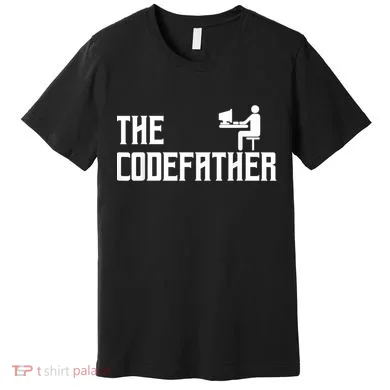 The Codefather Coding Coder Developer Computer Nerd Premium T-Shirt
