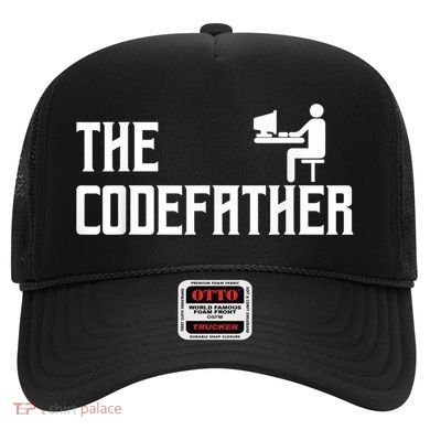 The Codefather Coding Coder Developer Computer Nerd Hat