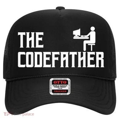 The Codefather Coding Coder Developer Computer Nerd Hat