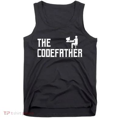 The Codefather Coding Coder Developer Computer Nerd Tank Top