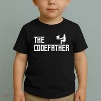 The Codefather Coding Coder Developer Computer Nerd Toddler T-Shirt thumb 2