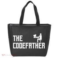 The Codefather Coding Coder Developer Computer Nerd Tote Bag thumb 0