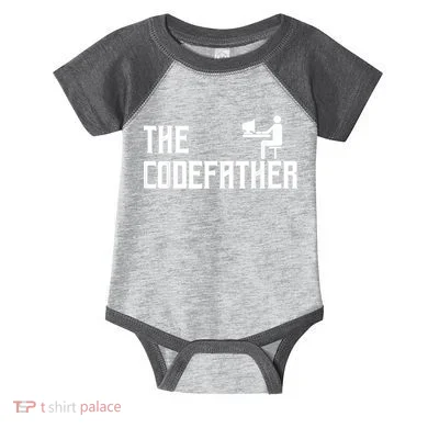 The Codefather Coding Coder Developer Computer Nerd Infant Baby Jersey Bodysuit