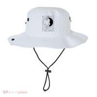 Tarot Card Crescent Moon And Cat Graphic Bucket Hat thumb 0