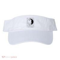 Tarot Card Crescent Moon And Cat Graphic Visor thumb 0