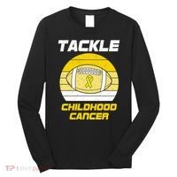 Tackle Childhood Cancer Football Long Sleeve Shirt thumb 0