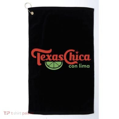Texas Chica Con Lima Golf Towel