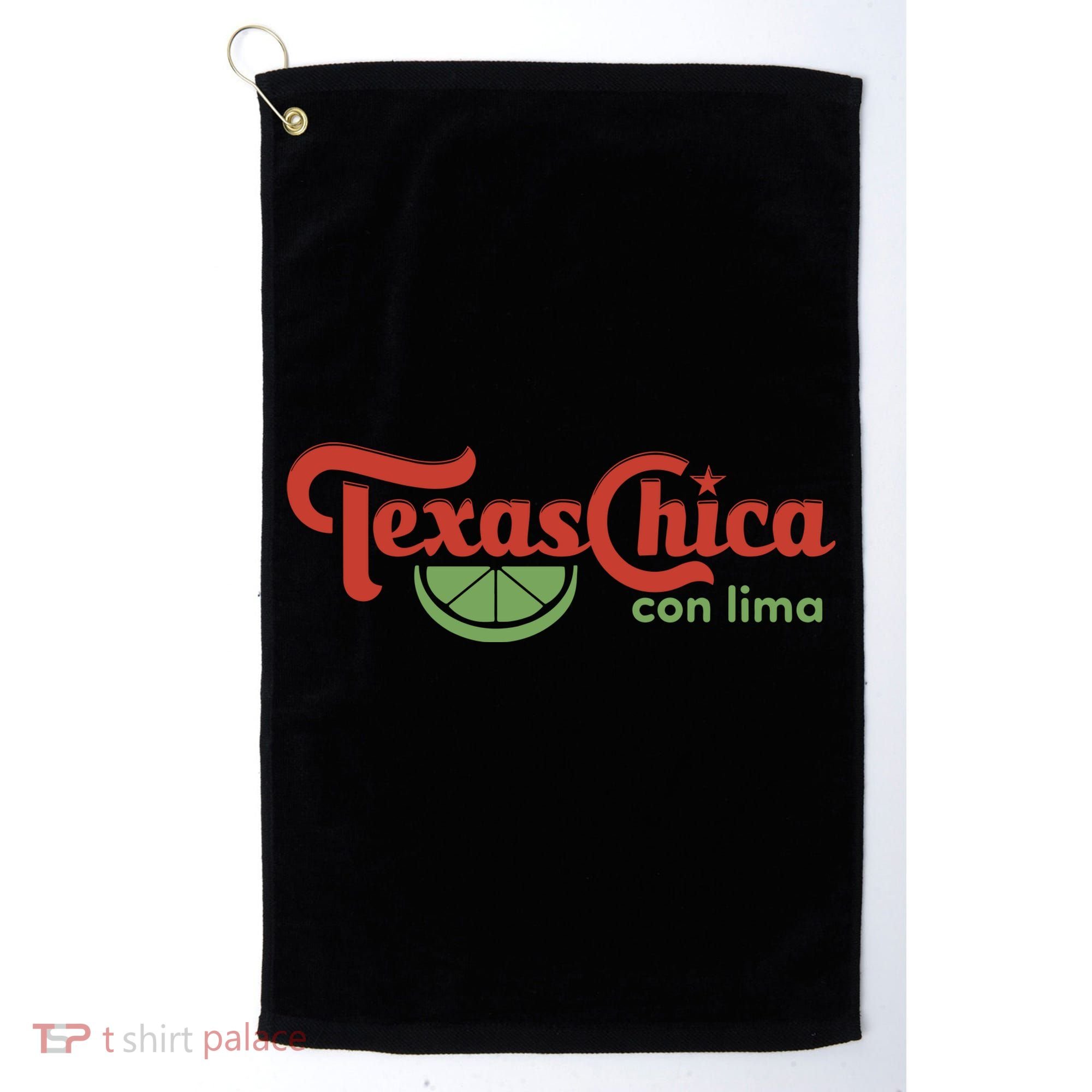 Texas Chica Con Lima Golf Towel