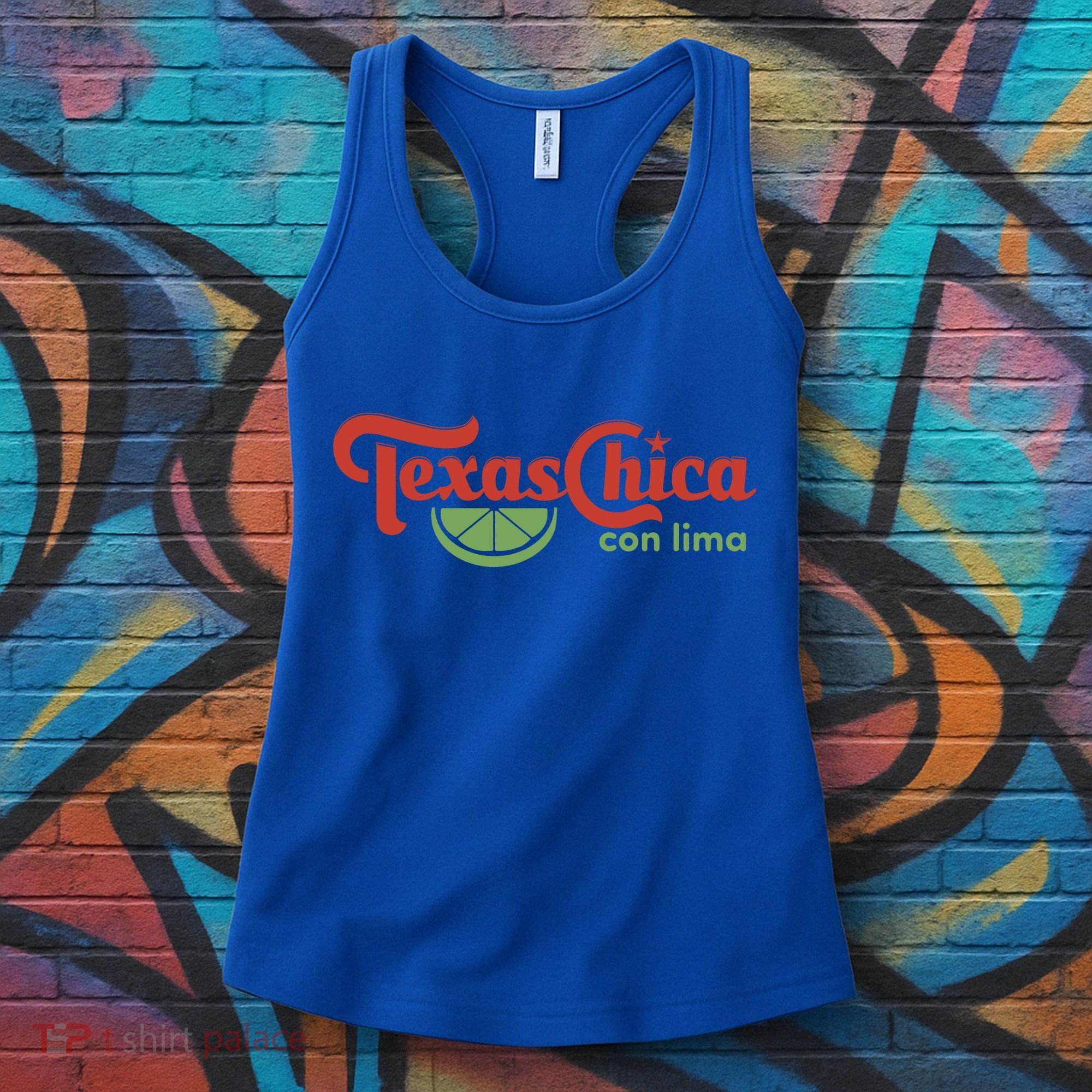 Texas Chica Con Lima Women's Tank Top