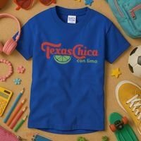 Texas Chica Con Lima Kids T-Shirt thumb 3