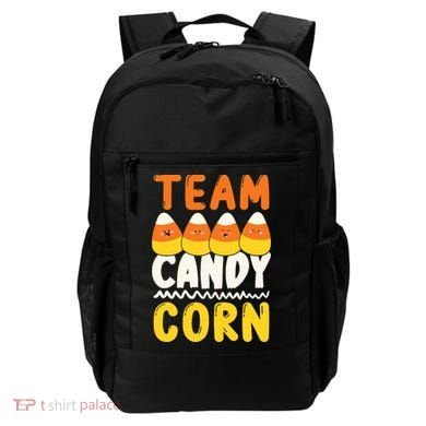 Team Candy Corn Funny Halloween Scary Lazy Costume Backpack