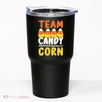 Team Candy Corn Funny Halloween Scary Lazy Costume Tumbler thumb 0