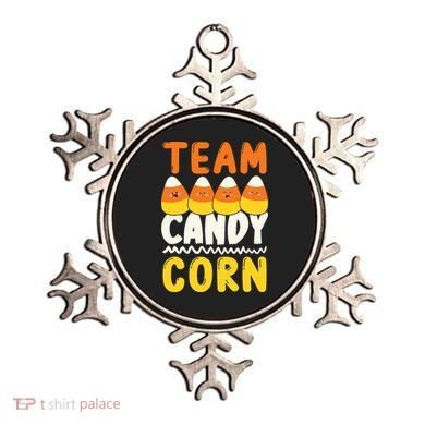 Team Candy Corn Funny Halloween Scary Lazy Costume Ornament