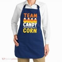 Team Candy Corn Funny Halloween Scary Lazy Costume Apron thumb 2