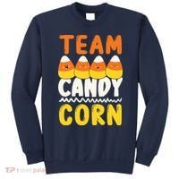 Team Candy Corn Funny Halloween Scary Lazy Costume Sweatshirt thumb 0