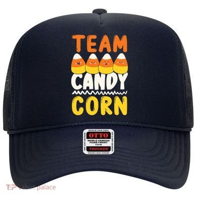Team Candy Corn Funny Halloween Scary Lazy Costume Hat
