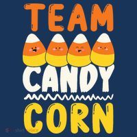 Team Candy Corn Funny Halloween Scary Lazy Costume Toddler T-Shirt thumb 4