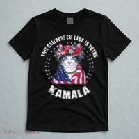 This Childless Cat Lady Ladies Is Voting Kamala 2024 Voting Kamala Election 2024 T-Shirt thumb 5