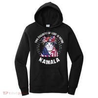 This Childless Cat Lady Ladies Is Voting Kamala 2024 Voting Kamala Election 2024 Women's Hoodie thumb 0