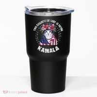 This Childless Cat Lady Ladies Is Voting Kamala 2024 Voting Kamala Election 2024 Tumbler thumb 0