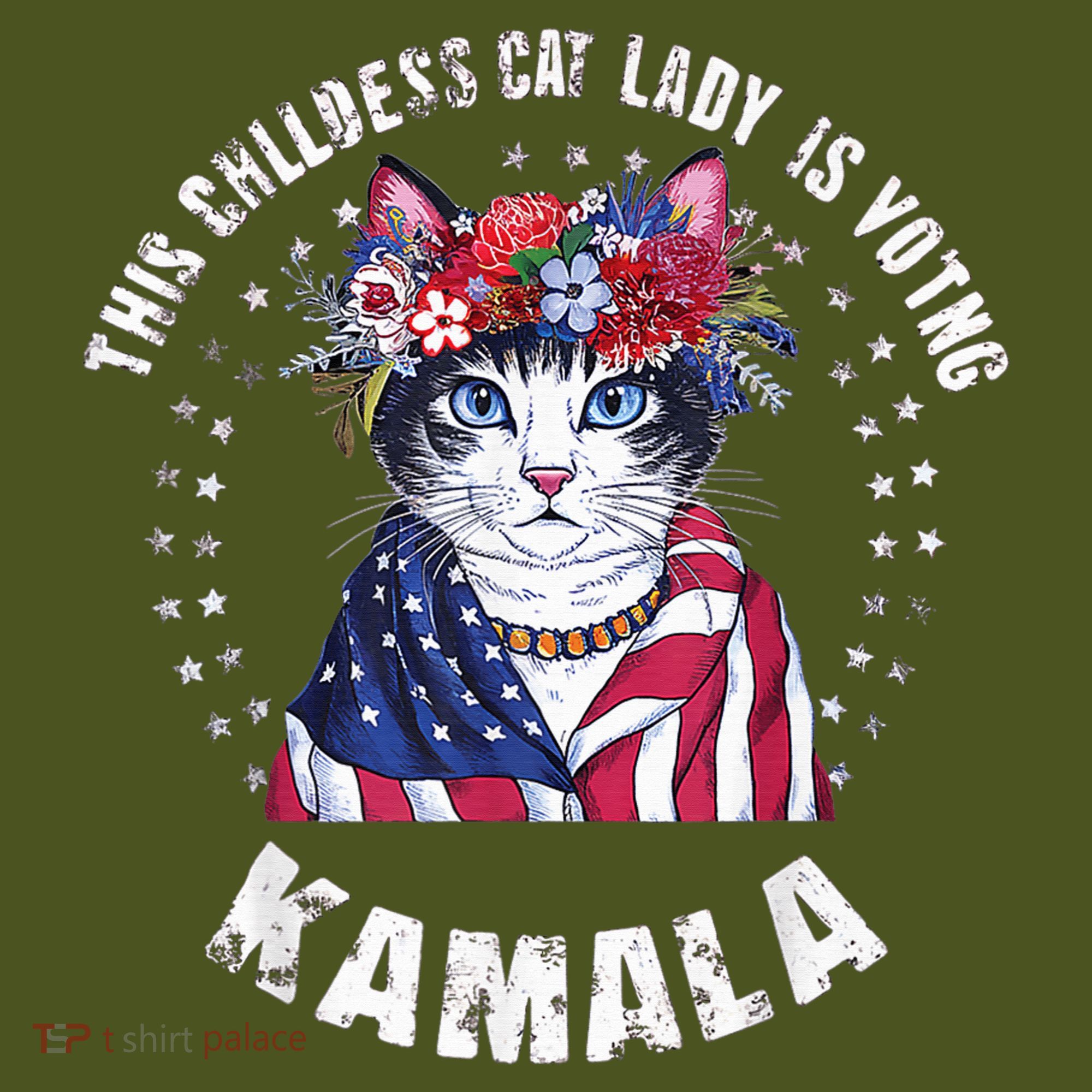 This Childless Cat Lady Ladies Is Voting Kamala 2024 Voting Kamala Election 2024 The Baniff Cuffed Pom Beanie