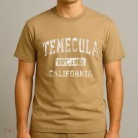 Temecula California Ca Vintage Established T-Shirt thumb 3
